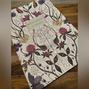 Bruno Visconti Soft Touch Symmetrical Flowers Floral Notebook Journal A5 NEW